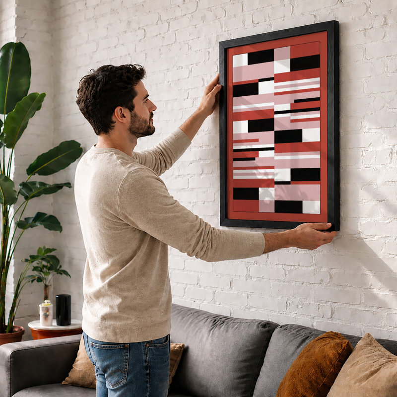 Rhythmic Geometry Geometric - Print, Unframed, A3 - 42.0 x 29.7 cm