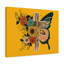 Faith Butterfly Cross - Wrapped Canvas Print