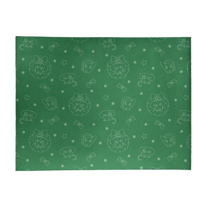 Tapis de zone verte fait main