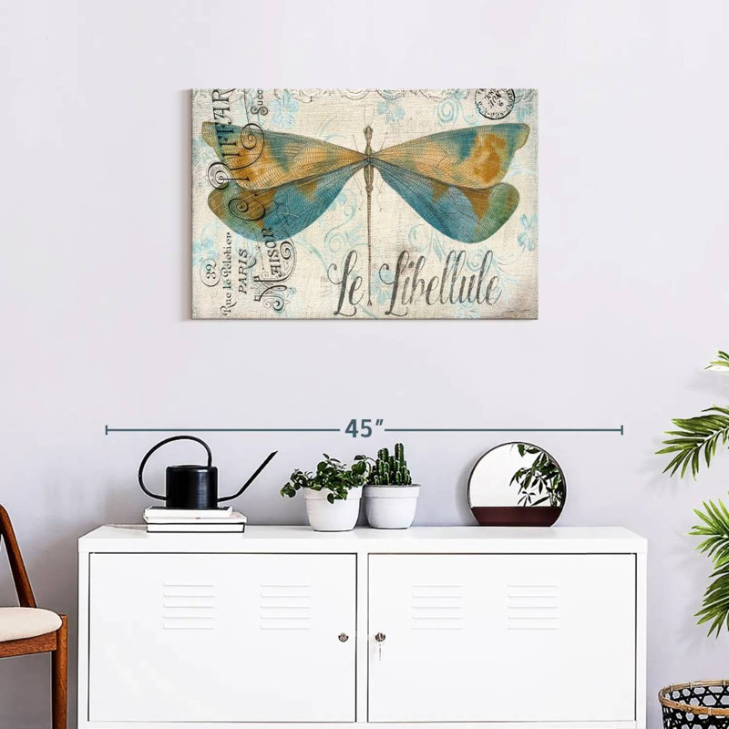 Brampt Lovely Dragonfly, 20" H x 30" W