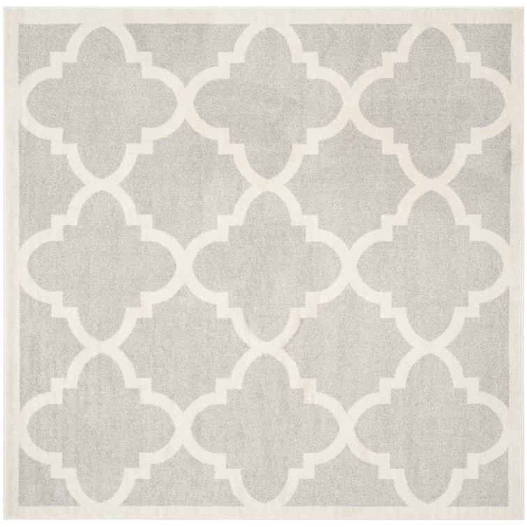 Ammundsen Geometric Light Grey/Beige Area Rug