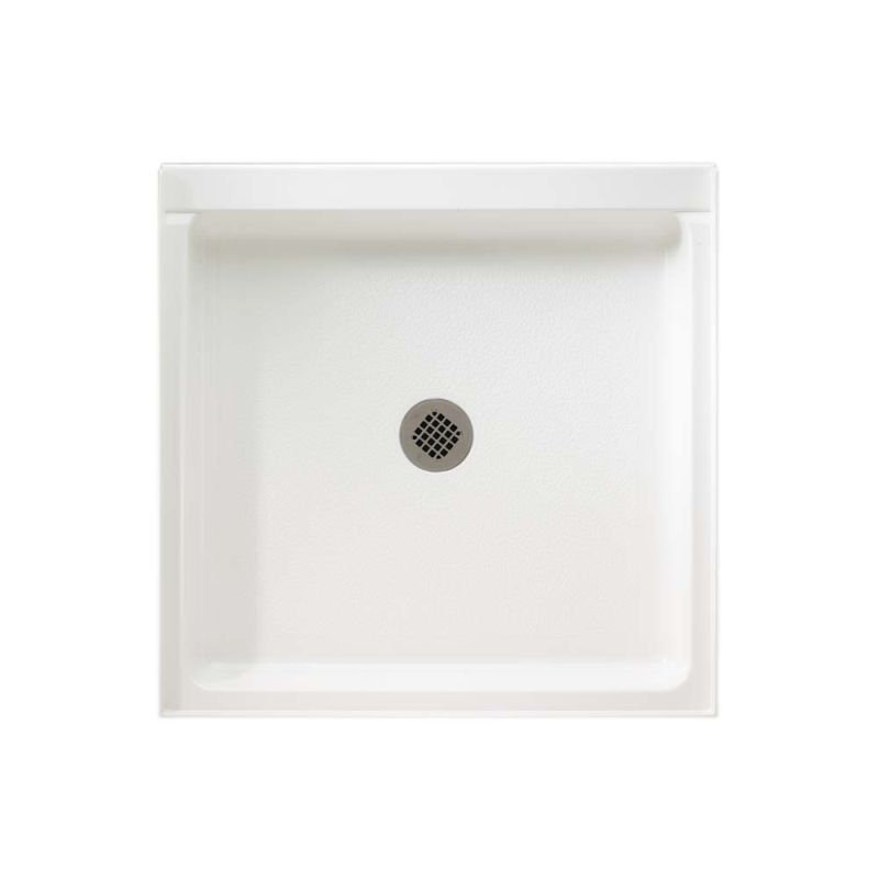 42'' W 42'' D Square Single Shower Base, White