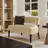 Ilithya 51'' Velvet Settee-193476270