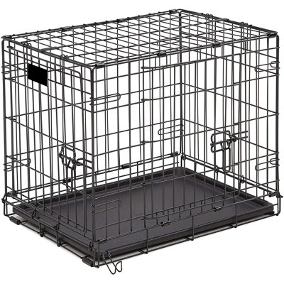 Porterville Steel Collapsible Pet Crate with 1 Door