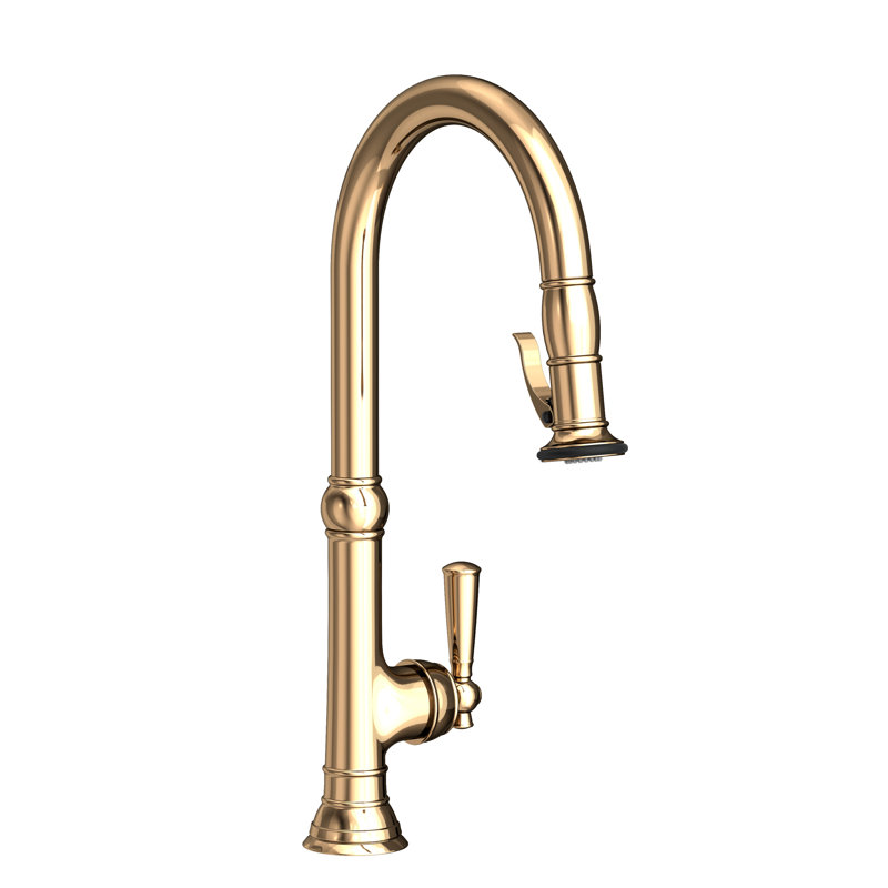 Pull-Down Kitchen Faucet - Trigger Spray, French Gold (PVD)
