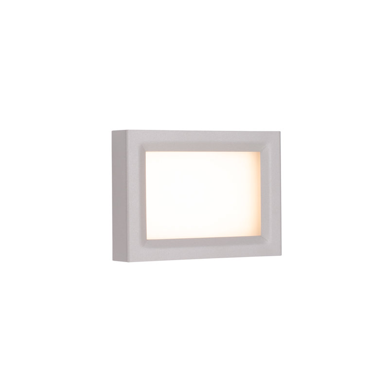 Plafonnier encastré d'extérieur à DEL intégré H 5,5 po Dynamo, gris