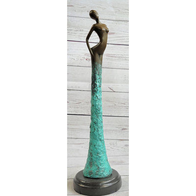 Mousaw Handmade Bronze Art Statue Sculpture Figurine Figure Ornament By Aldo Vitaleh