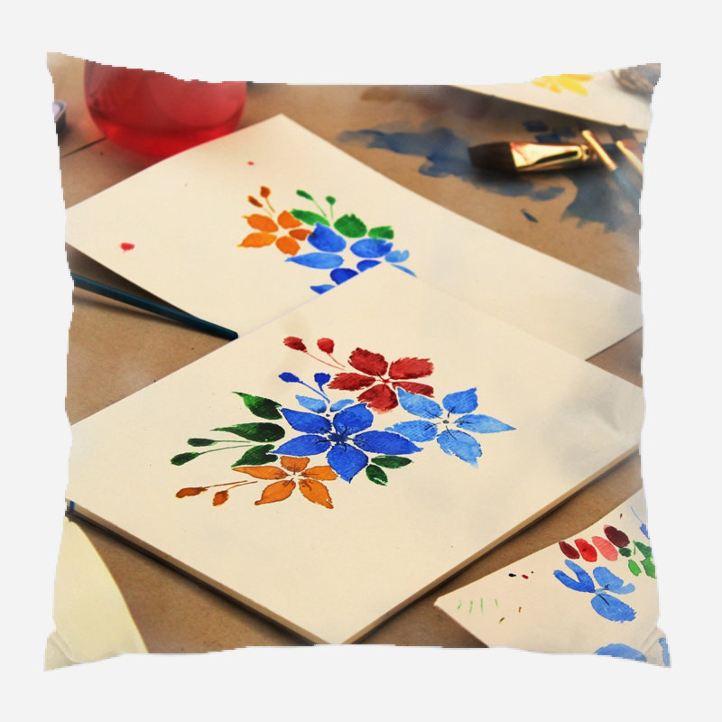 Coussin de retour à l’école Boney, Microsuède, Intérieur 