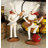 White Polystone Chef Decorative Sculpture with Musical Instruments, 3 Set of 14"H, 8"W