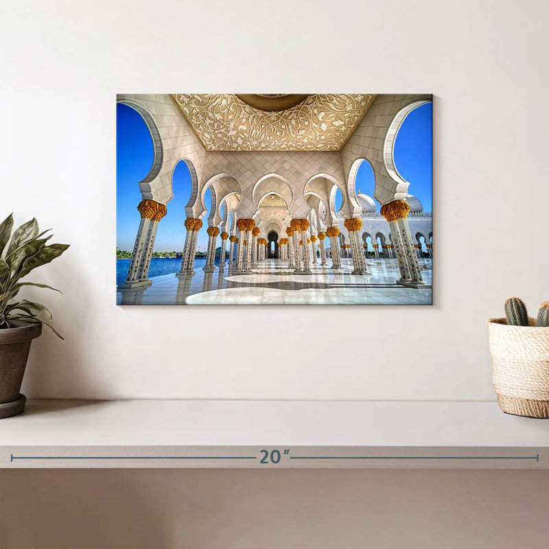Ravi Elegant Sheikh Zayed Mosque, 8" H x 12" W