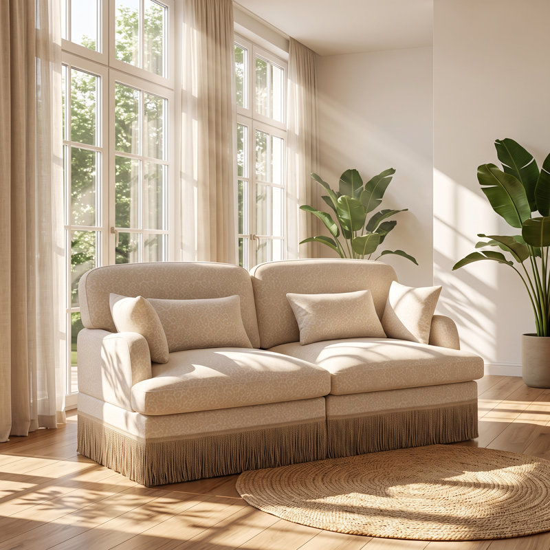 Canapé modulaire en chenille l 69,2 po x P 33 po x H 34,6 po Fashion Icon