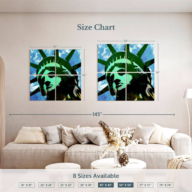 Nicci Lady Liberty I, 50" H x 50" W