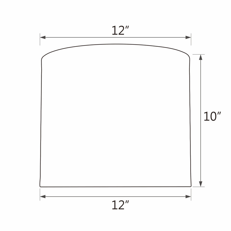 Abat-jour tambour en soie synthétique 10 "H (araignée) en beige