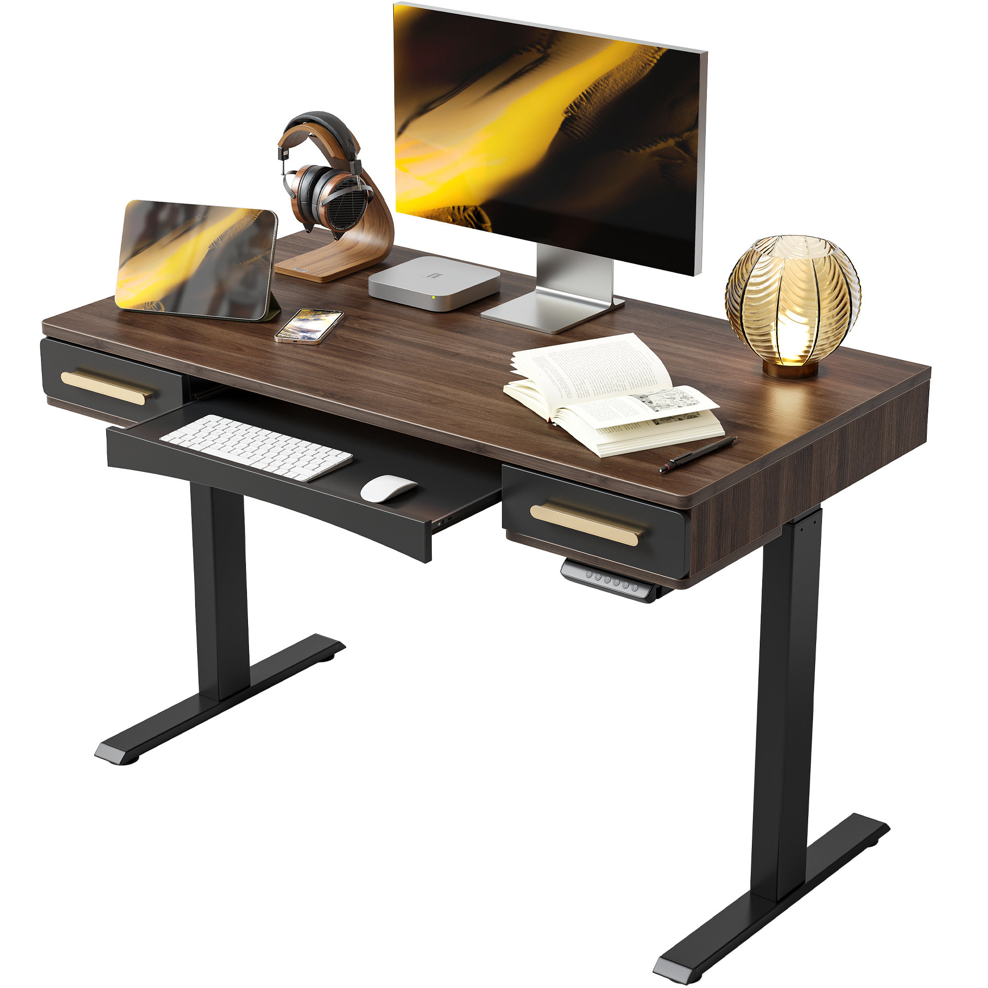 Beyda Adjustable Metal Base Standing Desk