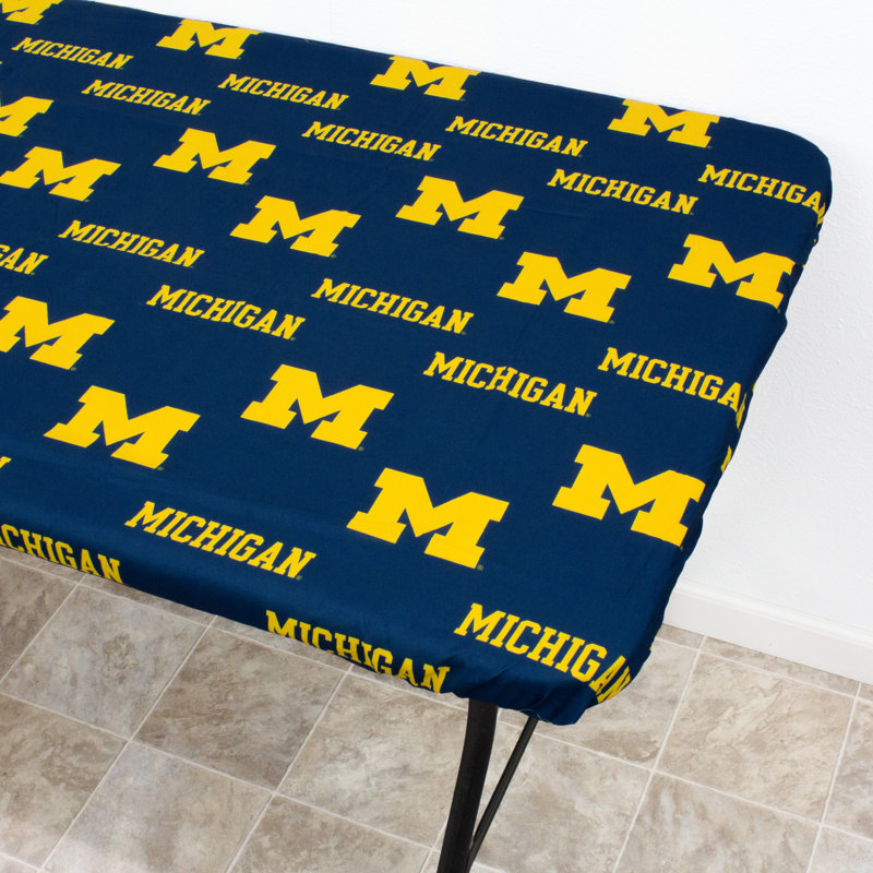 NCAA Patio Table Covers, 72" W x 30" D, Michigan