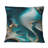 Abstract Geode Turquoise II - Abstract Marble Printed Throw Pillow
