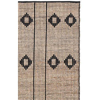 Kornelis natural fiber flatwoven jute rug