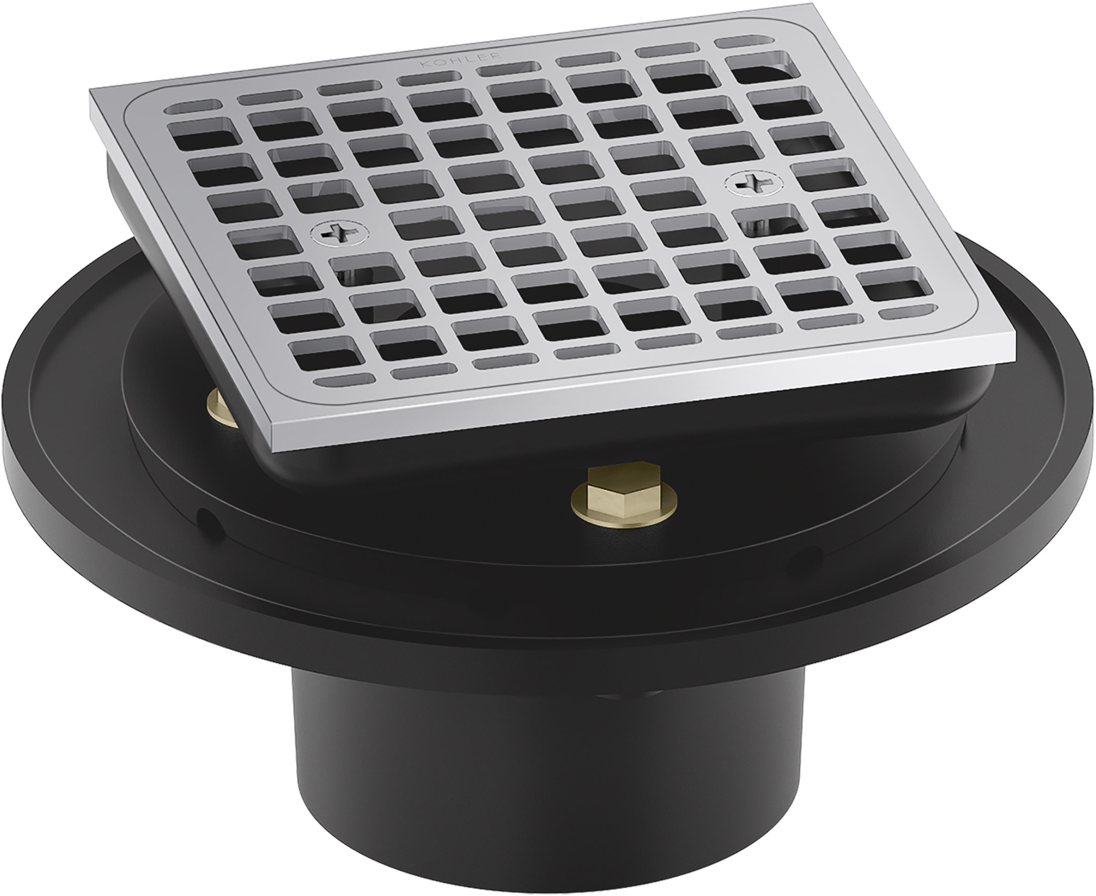 Kohler Clearflo Square Brass TileIn Shower Drain Wayfair