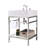 24" Natural Carrara Marble Console Bathroom Vanity-1208127021-1232766894
