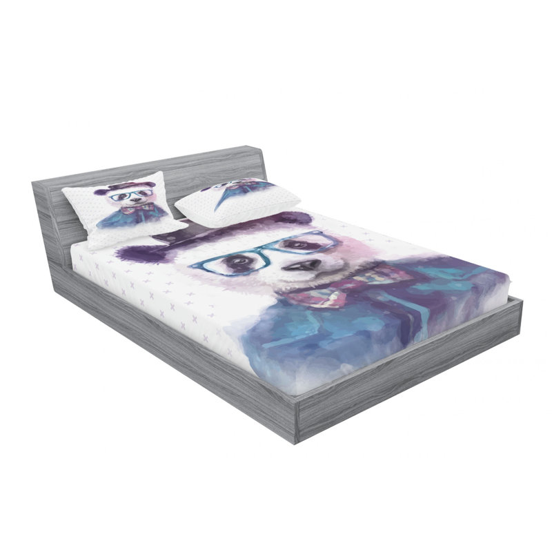 Microfiber Sheet Set, Queen Sheet Set with Fitted Sheet