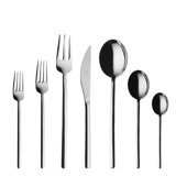 Due Flatware Set - 32 Pieces - Black Gold