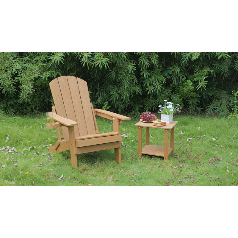 2-Piece All-Season Outdoor Lounge Chairs, Teak