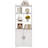 63" Tall Bookcase With Doors, 3-tier Open Storage Shelves, Anti-tipping & Back Panel Design, Freestanding Bookshelf, White-161128559
