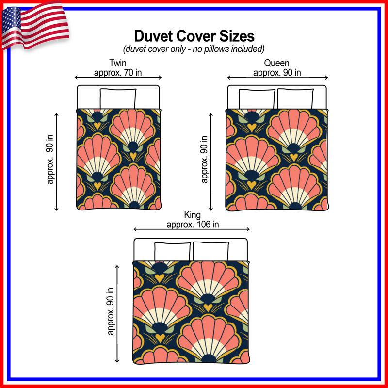 Housses de couette Art Deco, Queen