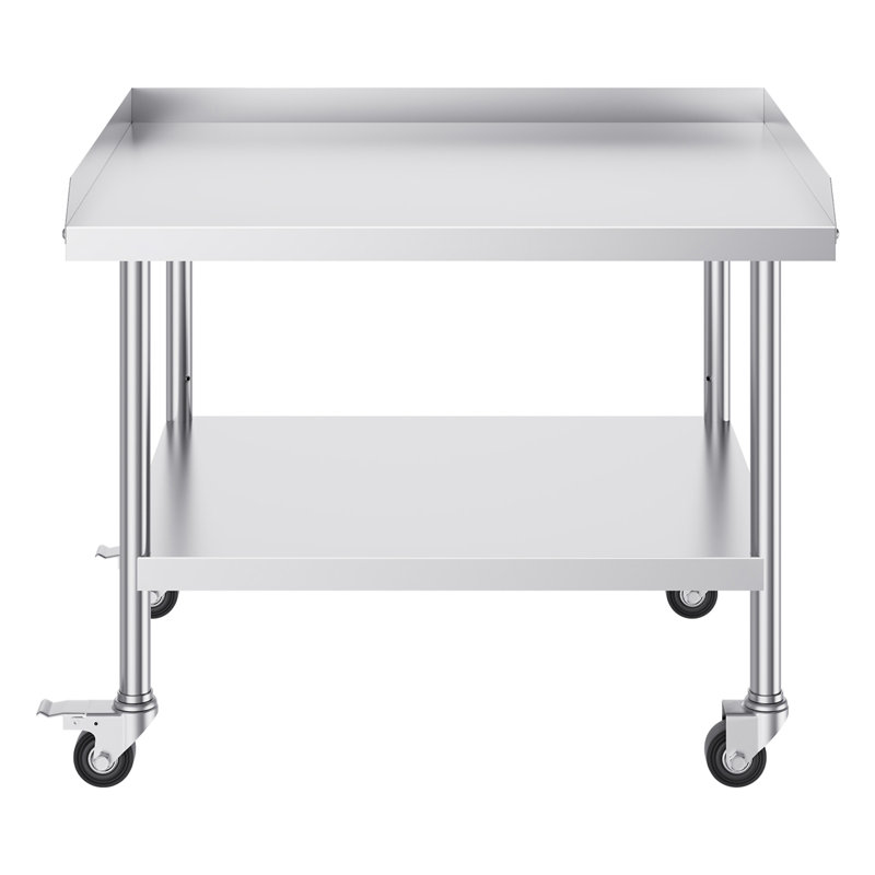 Table de travail en acier inoxydable