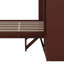 Grand lit escamotable horizontal avec 1 tiroir, structure de lit escamotable dissimulée avec compartiments de rangement à hauteur réglable et tablette-2060576443
