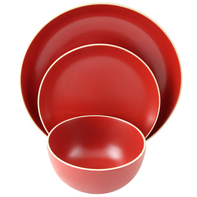 Shila Stoneware Dinnerware Set 12 Piece - Service for 4