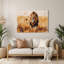 «Big Cats Bush Lion», art mural en métal-1074703373