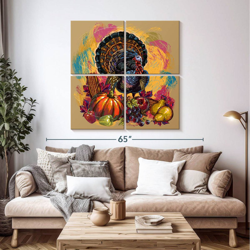 Lelend Thanksgiving Dinner Staples, 26" H x 26" W