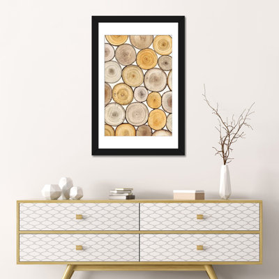 « tree ring study ii », impression sur toile