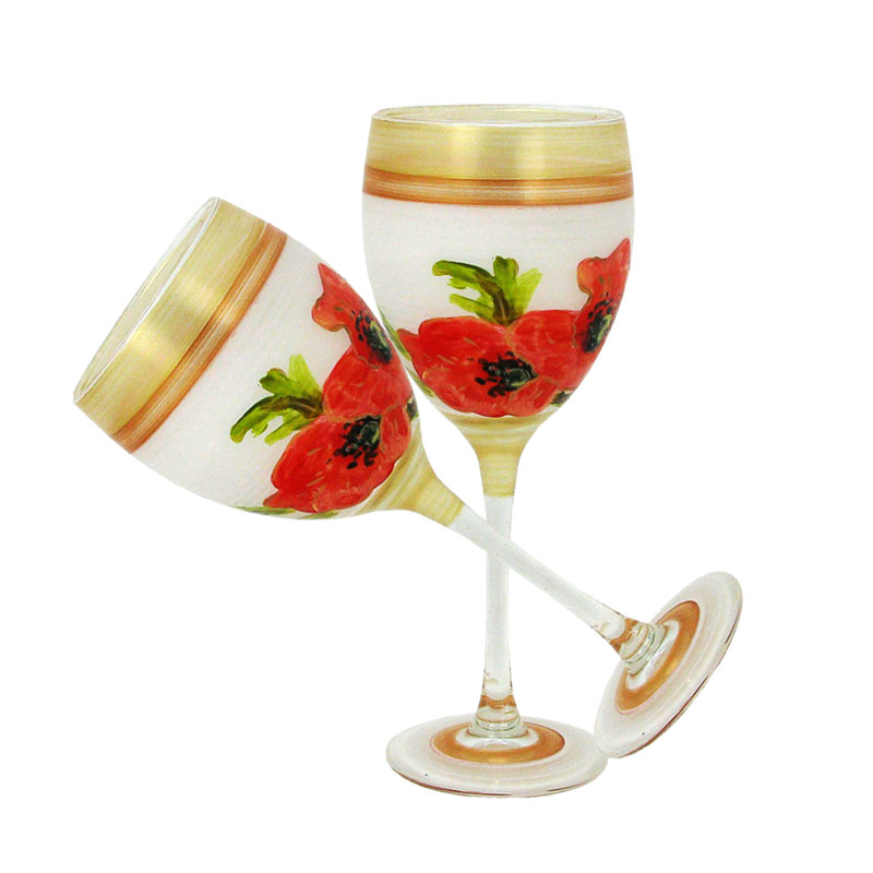 Coquelicot 11 oz. Verre à vin Irven