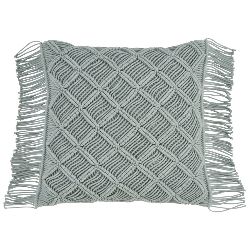 Coussin Macramé, Naturel