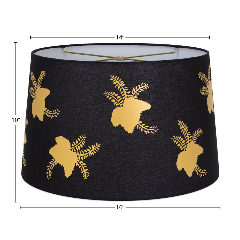 Empire Lamp Shade, Black