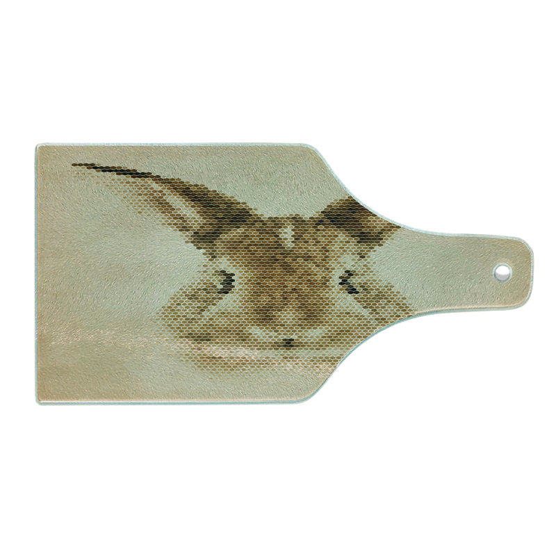 Planche à découper en verre trempé Ambesonne