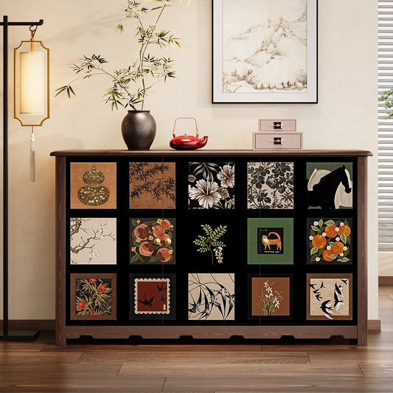 Chinese-style retro minimalist high-end sideboard