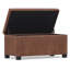Repose-pieds rectangulaire avec rangement relevable Dover-1897544026
