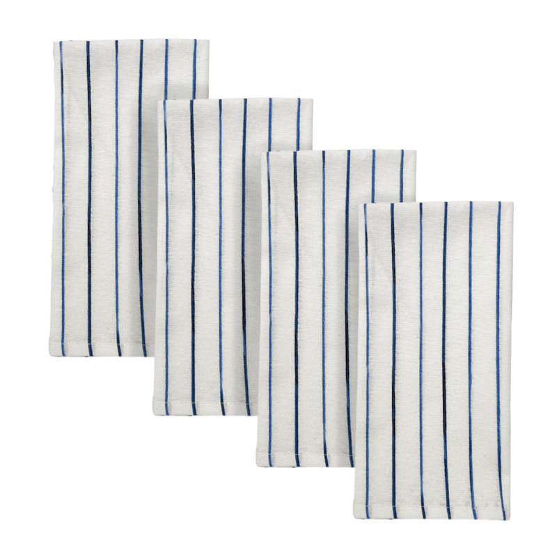 Lenox Blue Bay Stripe 19"x19" Napkins