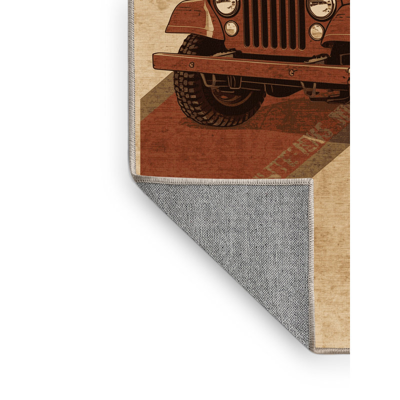Tapis lavable à la machine Eldred Classic, 2 x 5