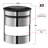 Airtight Food Storage Container For Kitchen Counter With Window, [Set Of 3] Canister Set Ideal For Flour Tea, Sugar, Coffee, Candy, Cookie Jar