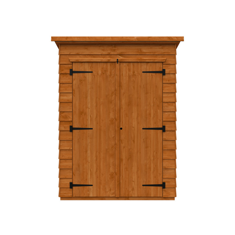 Tiger Overlap Pent Wooden Tool Shed, 3ft. W x 7ft. D