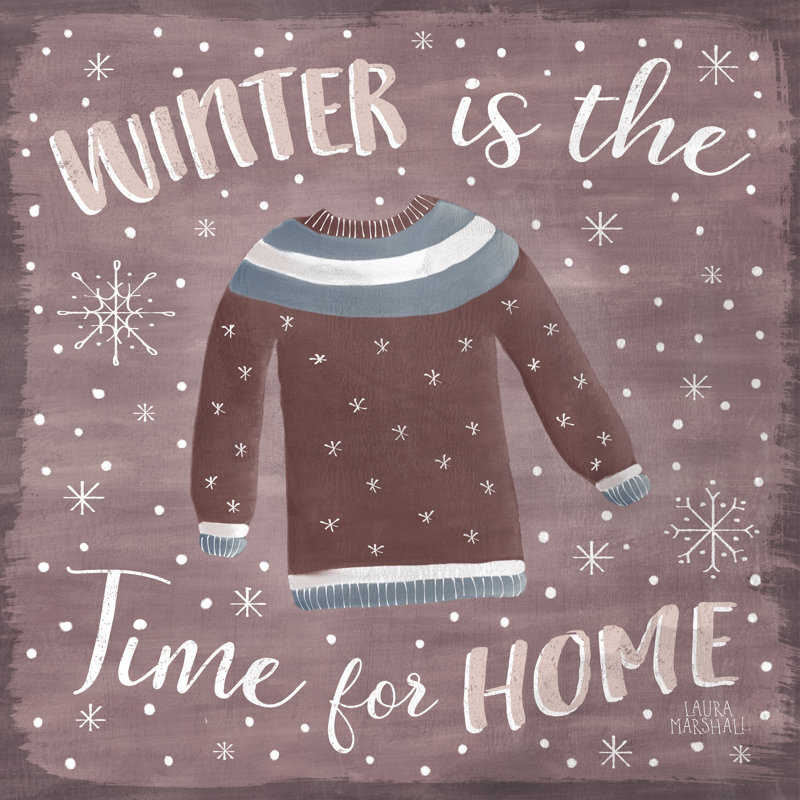 Cozy Winter V - Wrapped Canvas Print, 30cm H x 30cm W x 3.8cm D