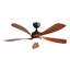 52 Inch Modern Ceiling Fan With 3 Color Dimmable Led Light 5 ABS Blades Remote Control Reversible DC Motor-800012109-800012106