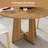 47" Farmhouse Round Dining Table For 4, Mdf Circle Table With Warm Oak Finish, 300lb Weight Capacity, Easy Assembly For Dining Room/kitchen/living Room – Spiced Oak