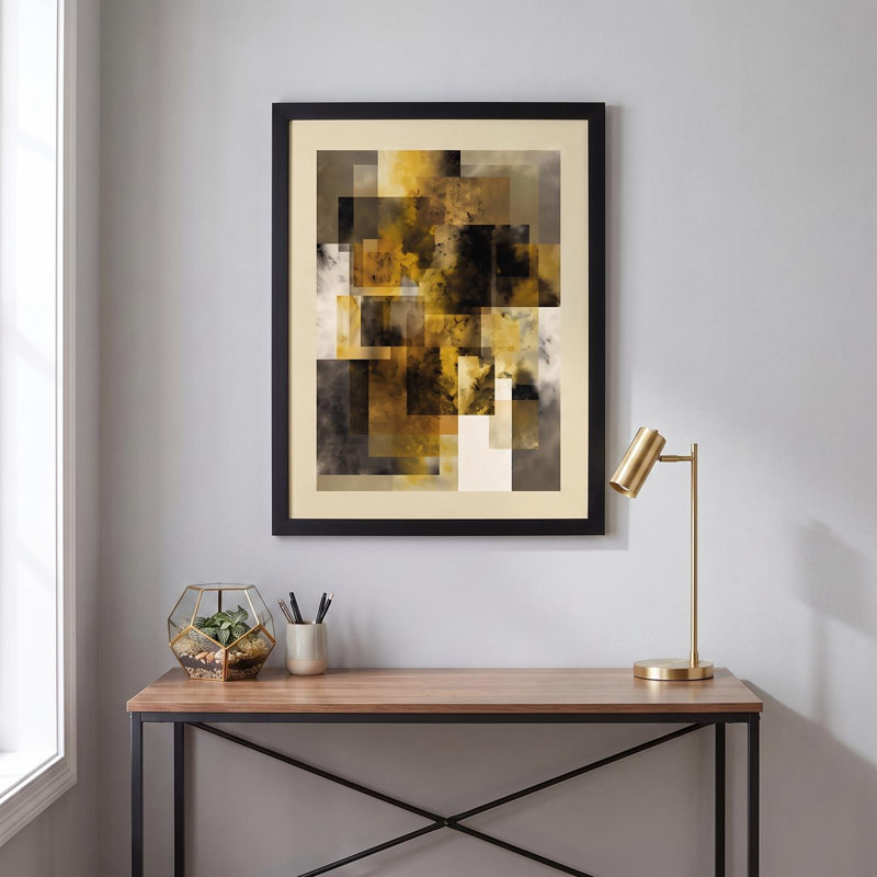 Gold Beneath the Dark, 30" H x 40" W