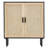 Rattan Storage Cabinet with Magnetic Doors and Adjustable Shelves-948351022-948351021