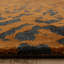 Alaisdair Splash Abstract Orange Black Area Rug-571826414